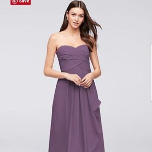 David's bridal wisteria dress